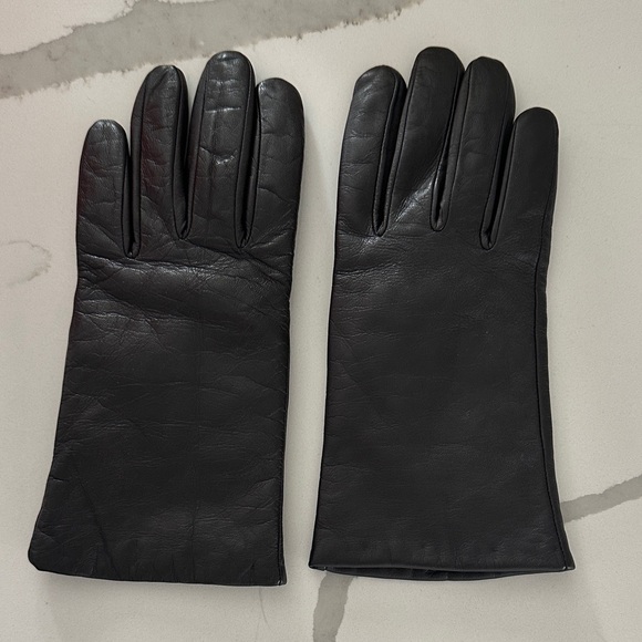 Isotoner leather Thinsulate gloves women 7.5 - Picture 3 of 6
